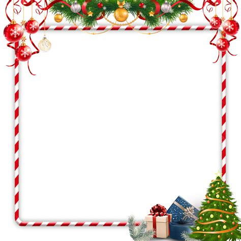 Christmas Transparent Png Image Christmas Frame On Transparent