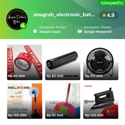 Toko Anugrah Electronic Batam Online Produk Lengkap Harga Terbaik