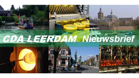 Cda Vijfheerenlanden Nieuws Nieuwsbrief Cda Leerdam