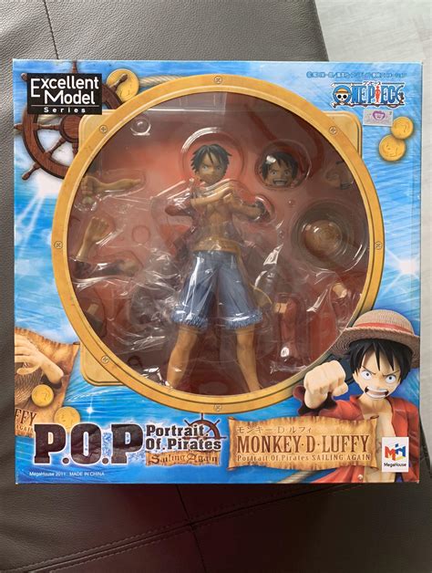 MegaHouse One Piece Sailing Again POP Monkey D Luffy Figure Hobbies