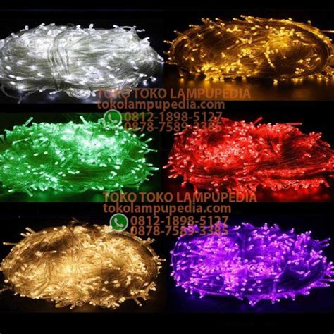 Jual Lampu Natal LED 10M Ragam Warna Toko Lampupedia