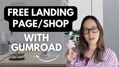 Create a landing page with Gumroad for free - YouTube 