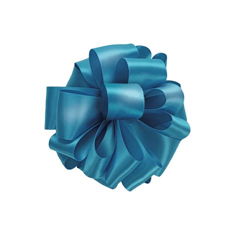 turquoise double faced satin ribbon  enviropackaging
