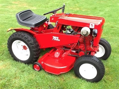 1963 Wheel Horse Model 753 Garden Tractor Riding Mower Refurbished