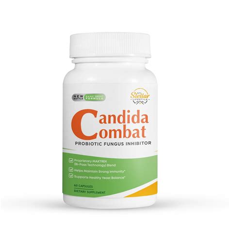 Candida Combat 60 Capsules My Stellar Lifestyle