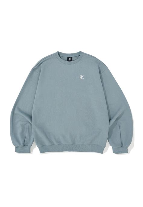 WOOALONG 우알롱 실시간 인기 스타일 Signature balloon over sweatshirt DUSTY