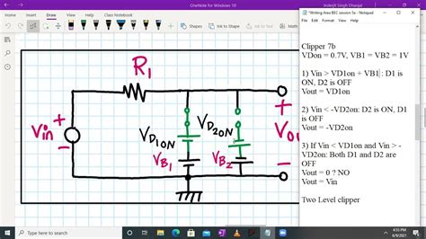 Two Level Diode Clipper Circuit With Simulation Youtube