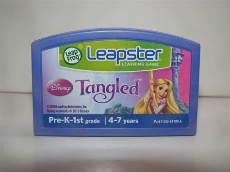 Leap Frog Leapster Disney Tangled Cartridge Only Video Games