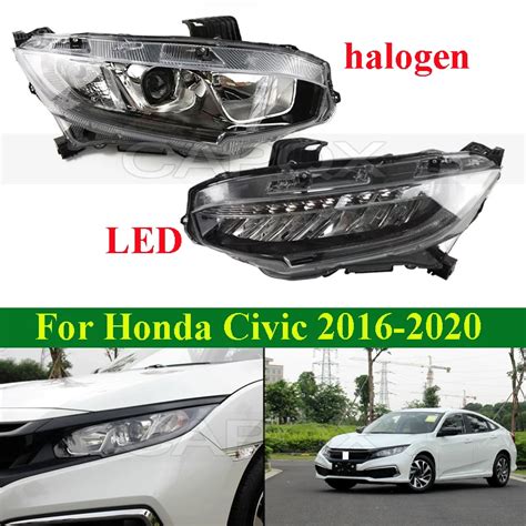 Capqx Front Bumper Head Light Lamp For Honda Civic Th Auto