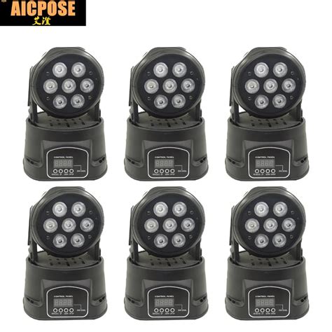 Pcs Lots X W Rgbw Quad Mini Led Wash Moving Head Light Led Stage