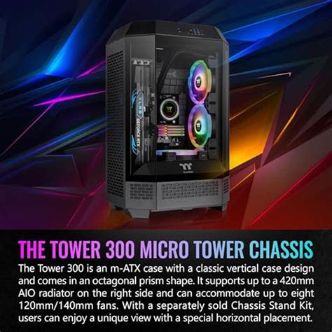 Thermaltake The Tower 300 Black Case - Specs, Compare Prices | Pangoly