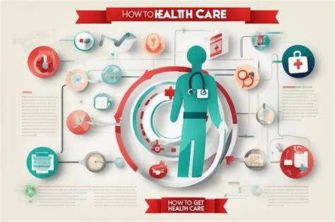 Premium Photo Infographic Health Care Template Design