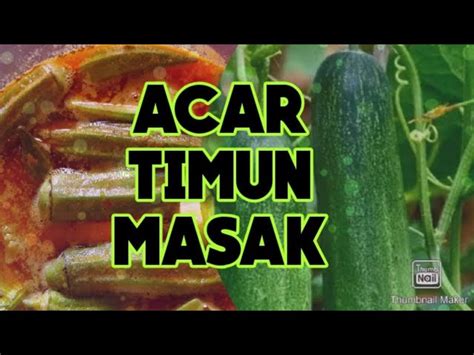 Resepi Acar Masak Kelantan Cara Buat Acar Rampai Yang Sedap Lauk