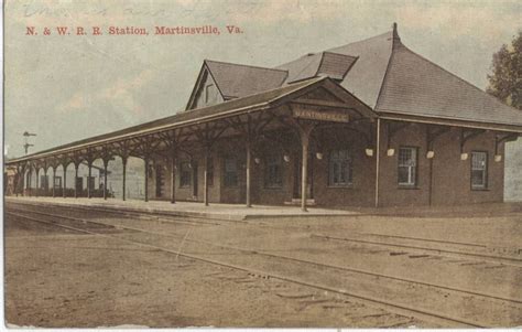 an old photo of a train station