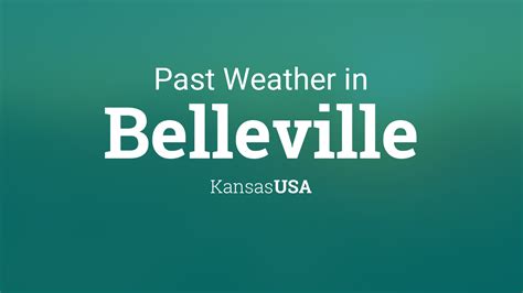 Past Weather in Belleville, Kansas, USA — Yesterday or Further Back