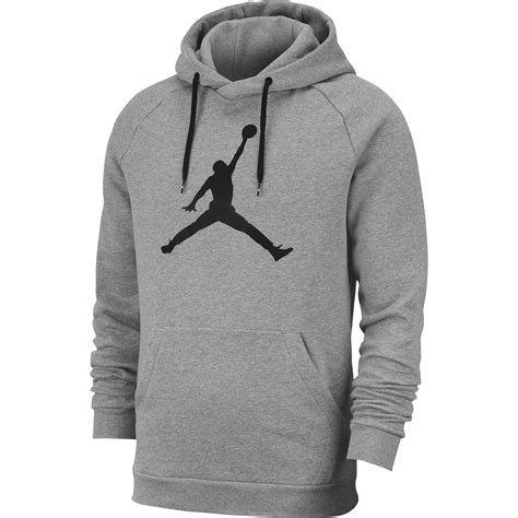 NIKE AIR JORDAN JUMPMAN LOGO HOODIE CARBON HEATHER for £50.00 ...