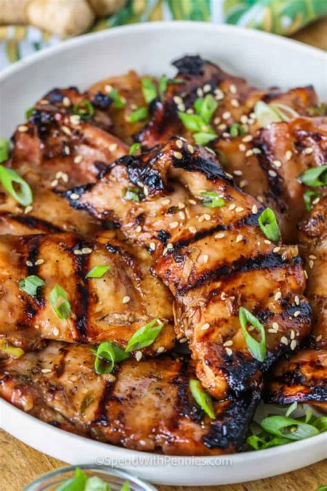 Grilled Teriyaki Chicken Spend With Pennies