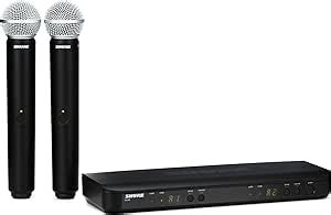 Shure BLX288 SM58 Sistema De Microfone Sem Fio De Canal Duplo 2