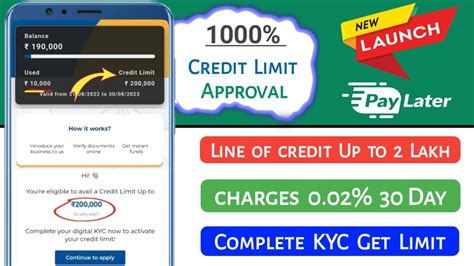 New Pay Later App 2023 Get Limit ₹ 2 Lakh Instant Personal Loan New