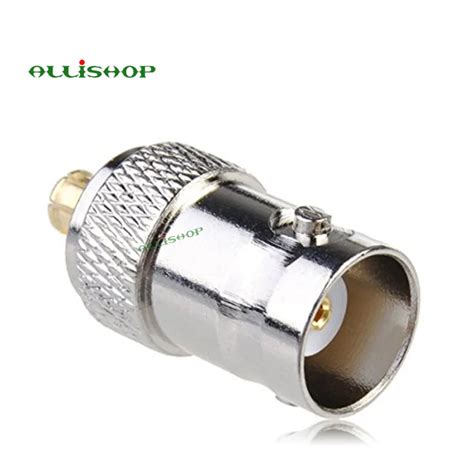 Rf Coaxial Coax Adapter Bnc Female To Mcx Male Connector Mcx Plug To