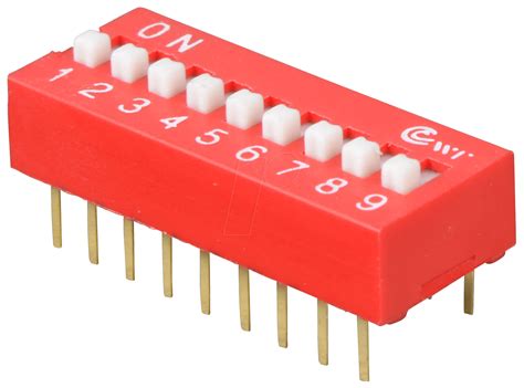 NT 09 Dip Switch Vertical 9 Pin At Reichelt Elektronik