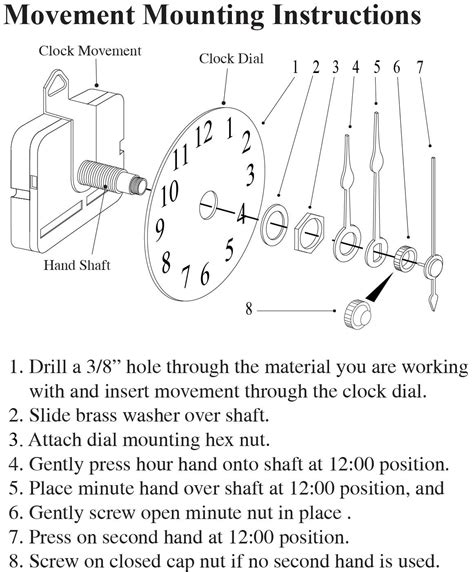 Grandfather Clock Parts Diagram