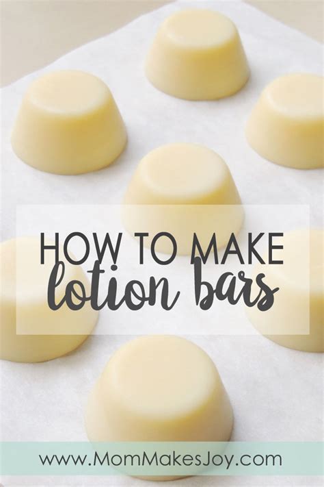 How To Make Homemade Lotion Bars Mom Makes Joy