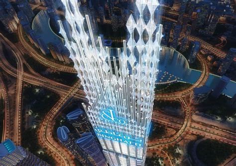 ドバイで世界一高い住宅用タワーBurj Binghatti Jacob Co Residencesの建設計画が発表更にダイヤモンドの