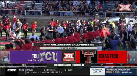 TCU Vs Texas Tech Football Highlights YouTube