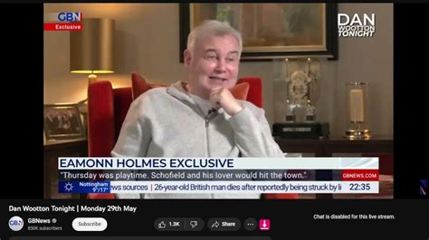 Eamonn Holmes Speaks Out Part 1