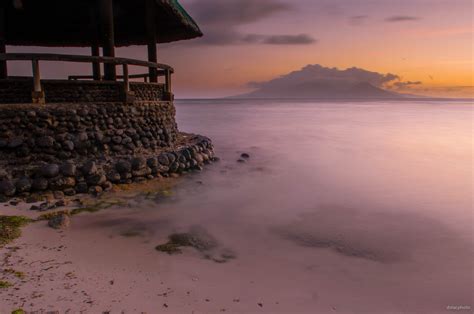 Sunset view to the Camiguin Island