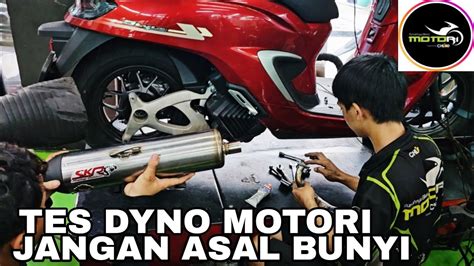 DYNO TES KNALPOT HONDA STYLO SKR RACING EXHAUST CILEDUG TANGGERANG DI