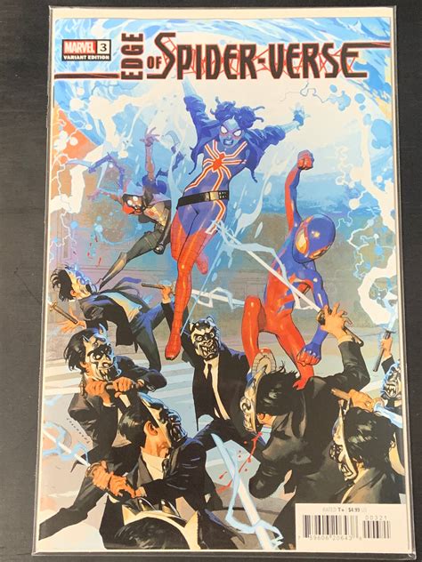 Edge Of Spider Verse 3 Marvel 2023 Casanovas Variant Origin Of Spider Chaotic Comics