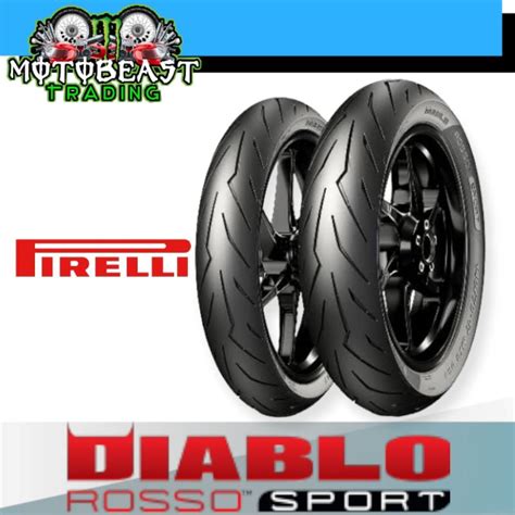 Pirelli Diablo Rosso Sport Tire W Free Sealant And Pito Shopee