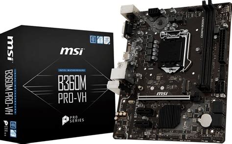 Msi B M Pro Vh Lga Intel B Sata Gb S Micro Atx Intel