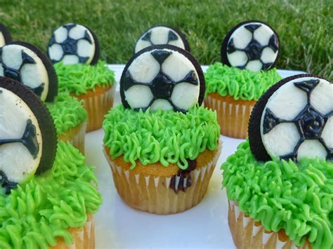 Indulge With Me Soccer Cupcakes