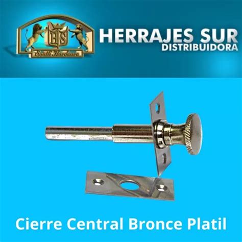 Traba Central Pasador Perno Puerta Ventana Corrediza Bronce En Venta En