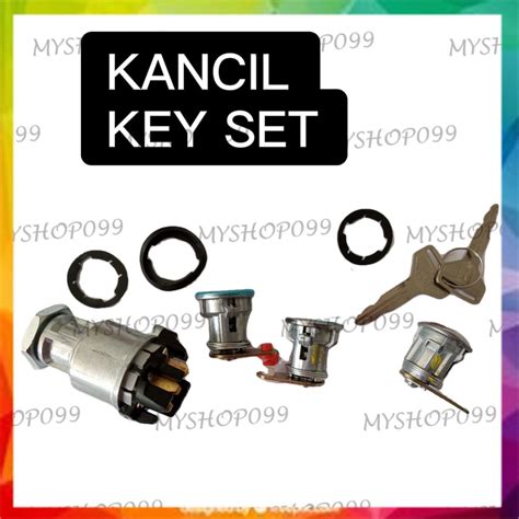 PERODUA KANCIL KEY SET KUNCI START KERETA LOCK PINTU KUNCI Shopee