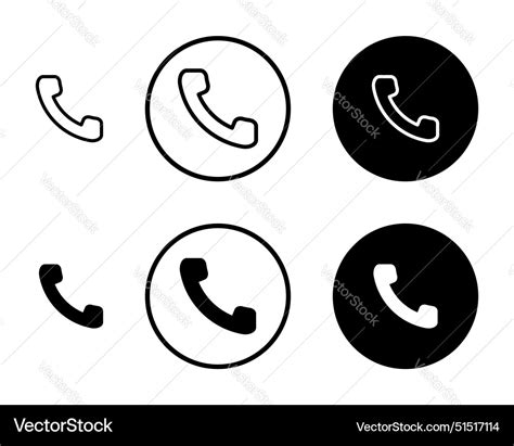 Phone Icon Royalty Free Vector Image Vectorstock