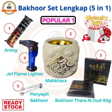 Ready Stock In Bakhoor Set Lengkap Starter Full Set All In