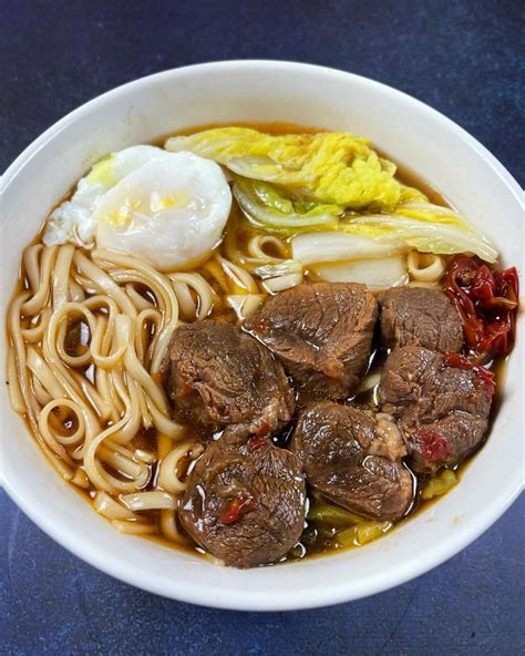 Taiwan Beef Noodle Soup Hong Shao Niu Rou Mian • Oh Snap Lets Eat