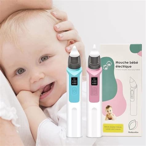 Makenko Mouche Bebe Elec Vitess Aspirateur Nasale Doux Hygienique