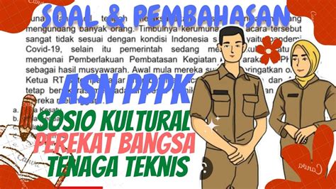 Soal Pembahasan Seleksi Asn Pppk Tenaga Teknis Tahun Part