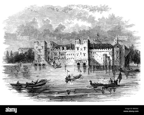 Savoy Palace London Illustration Stock Photo - Alamy