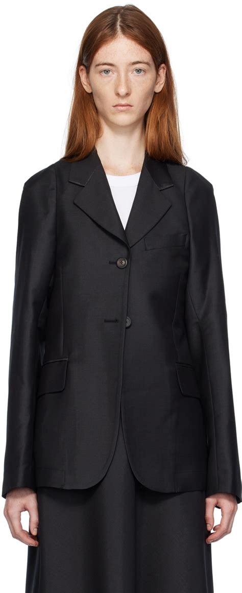 Our Legacy Black Dart Blazer Black Wool Editorialist