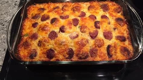 Hash Brown Casserole With Hillshire Farm Smoked Sausage Recipe