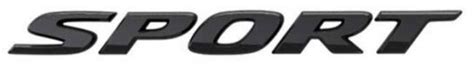 Genuine Honda Sport Gloss Black Emblem Prl Motorsports