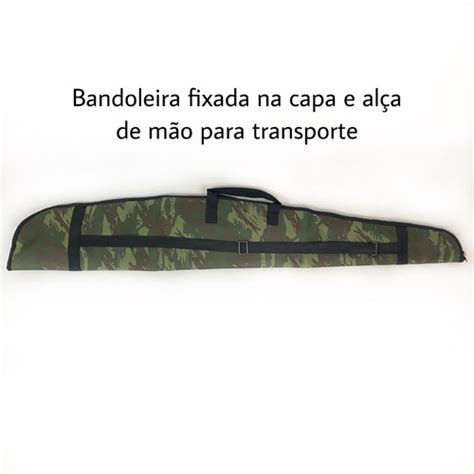 Capa Para Carabina Espingarda M Camuflada Bandoleira Mercadolivre