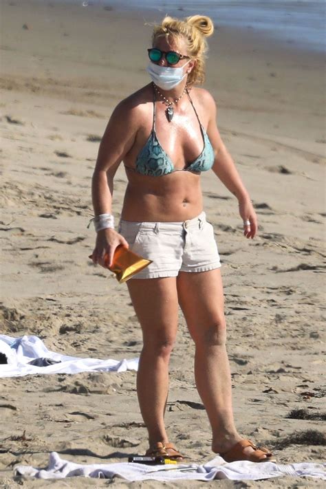 Britney Spears In A Bikini At A Beach In Malibu Celebmafia