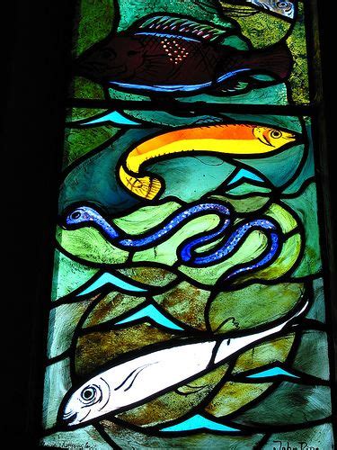 John Piper Stained Glass Window At Farnborough Church Berkshire